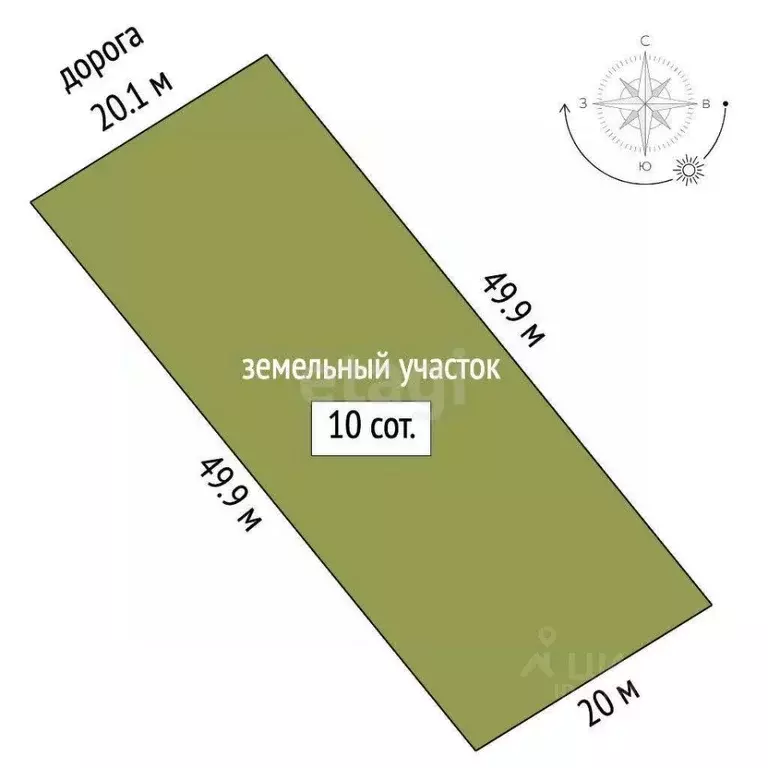 Участок в Ростовская область, Аксайский район, Старочеркасская ст-ца ... - Фото 1