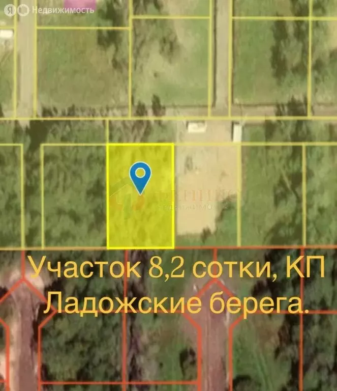 Участок в Рахьинское городское поселение, деревня Коккорево (8.2 м) - Фото 1