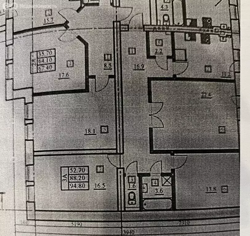 3-комнатная квартира: Великий Новгород, улица Связи, 21 (94.8 м) - Фото 2