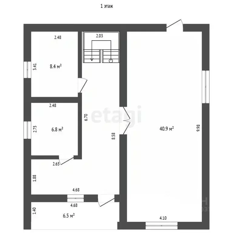 Дом в Крым, Черноморское пгт ул. Персиковая, 8 (192 м) - Фото 2