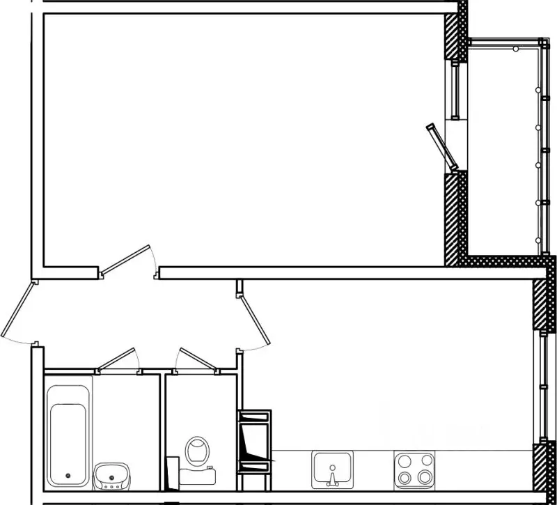 1-к кв. Ленинградская область, Всеволожский район, Заневское городское ... - Фото 1