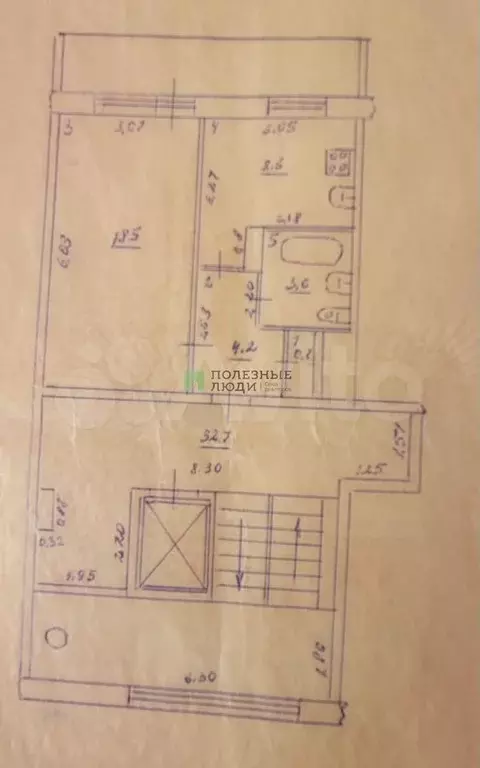 1-к. квартира, 35,3 м, 2/9 эт. - Фото 0