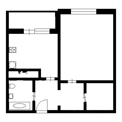 1-к кв. Нижегородская область, Нижний Новгород ул. Богдановича, 8 ... - Фото 2