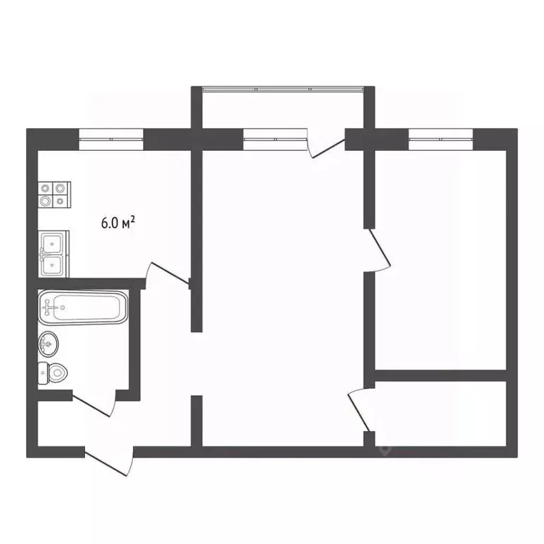 2-к кв. Ярославская область, Тутаевский муниципальный округ, ... - Фото 2