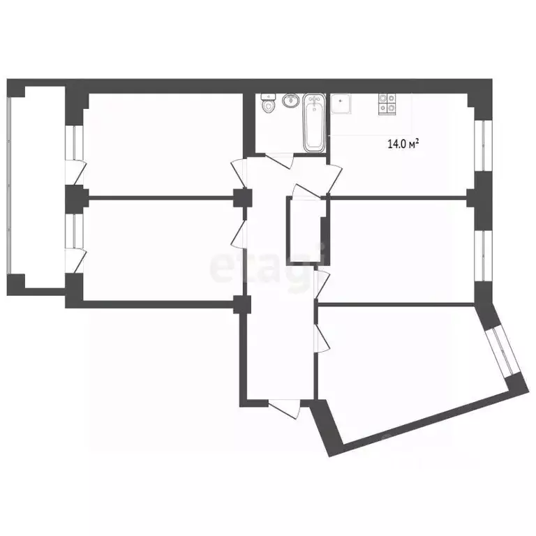 4-к кв. Удмуртия, Ижевск ул. Максима Горького, 150 (110.0 м) - Фото 2