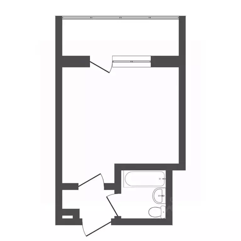 1-к кв. Тюменская область, Тюмень ул. Мельникайте, 67 (20.9 м) - Фото 1