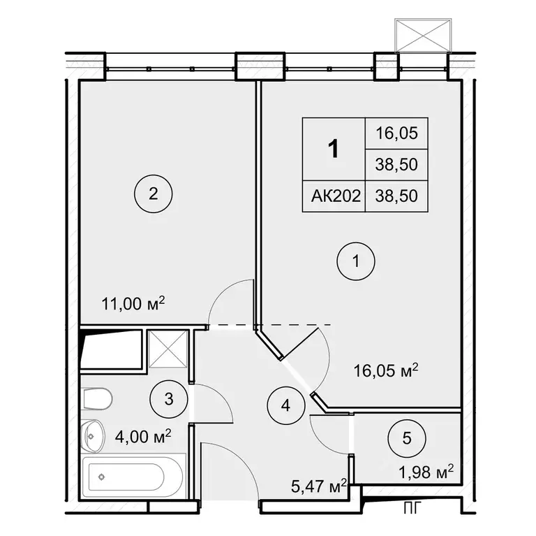 1-к кв. Московская область, Дмитровский муниципальный округ, ... - Фото 1