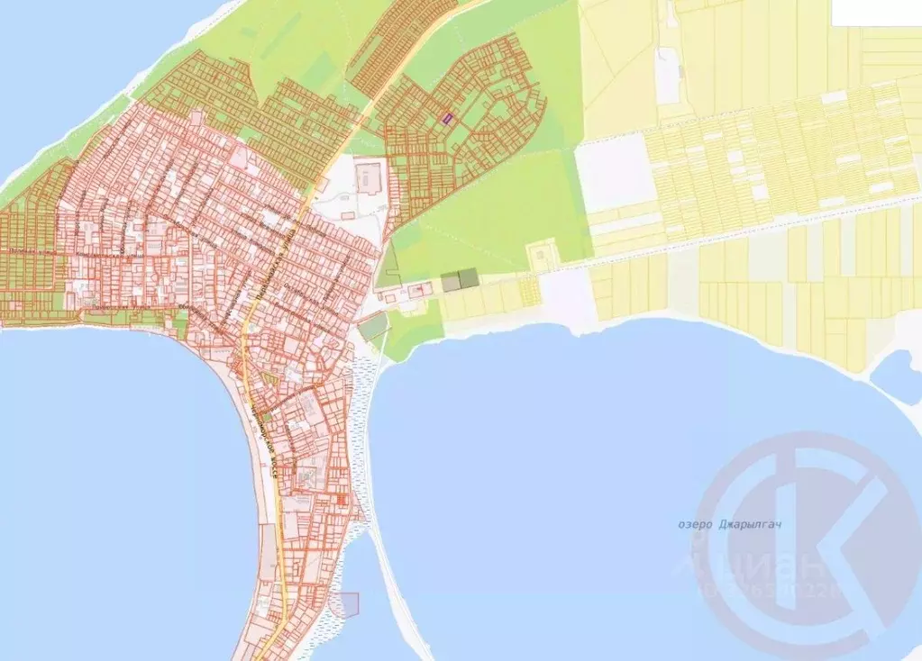 Участок в Крым, Черноморский район, с. Межводное ул. Абдуль Тейфука, ... - Фото 1