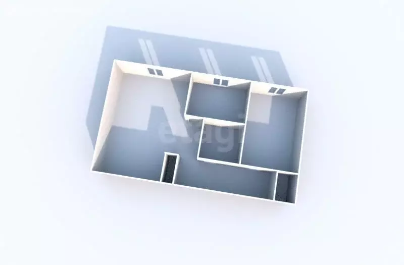 2-комнатная квартира: Холмск, улица Александра Матросова, 8Б (40.4 м) - Фото 1