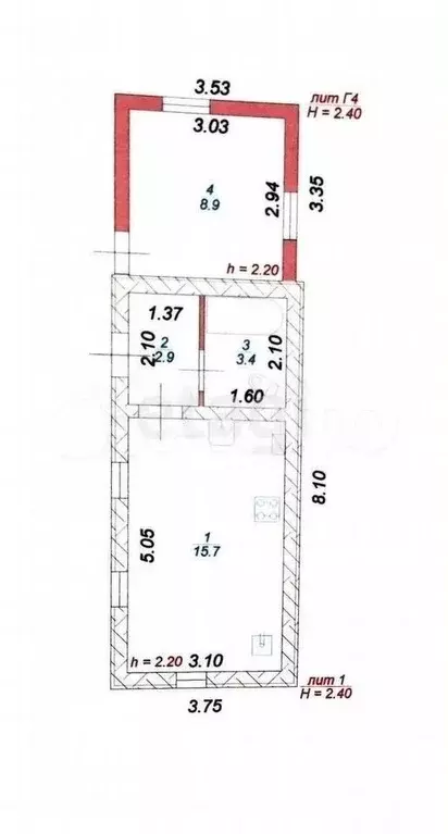 Дом 42,8 м на участке 6,8 сот. - Фото 0