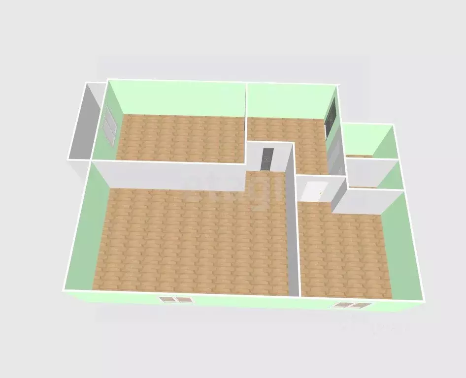 2-к кв. Сахалинская область, Невельск ул. Гоголя, 6 (44.0 м) - Фото 2