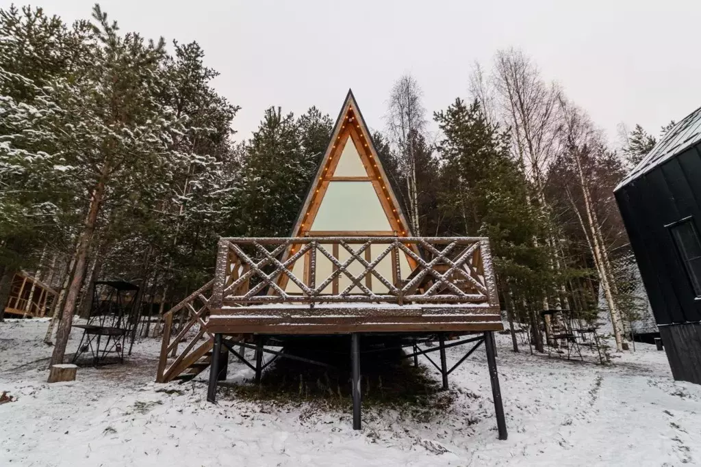 Дом в Карелия, Пряжинский район, Эссойльское с/пос, пос. Сяпся ул. ... - Фото 2