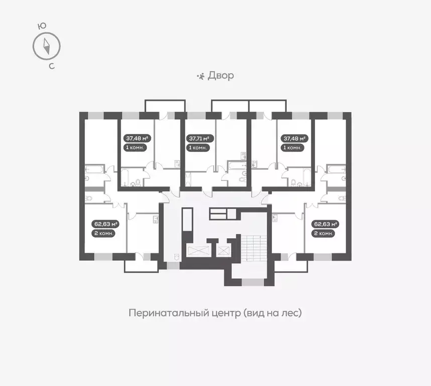 1-к кв. Красноярский край, Красноярск ул. Академгородок, 76 (37.6 м) - Фото 2