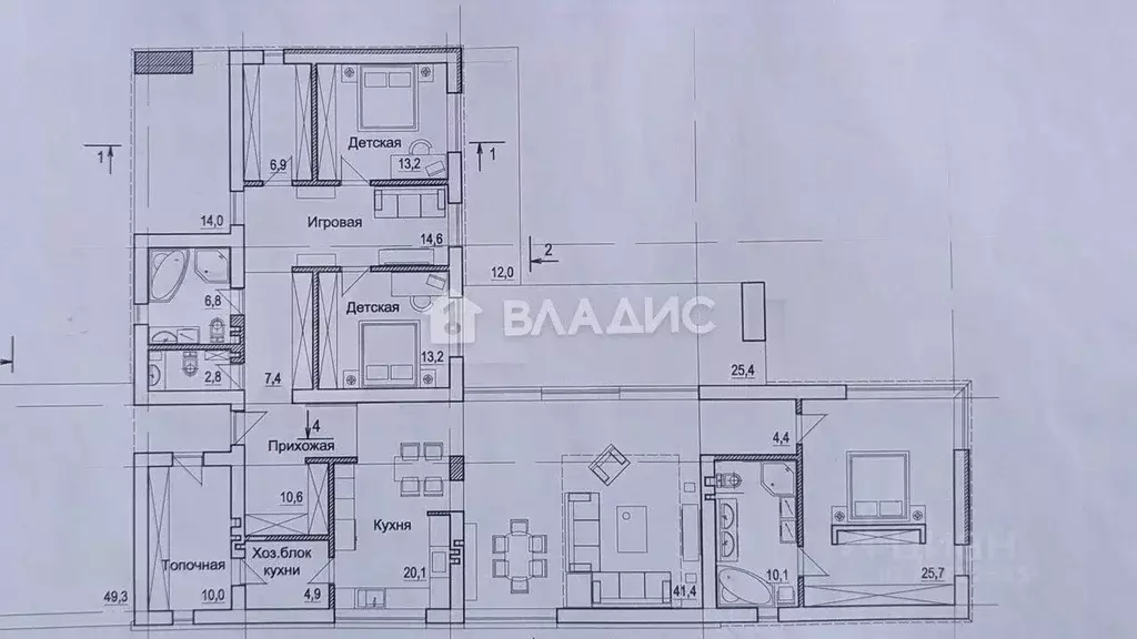 Дом в Воронежская область, Рамонский район, Айдаровское с/пос, с. ... - Фото 2