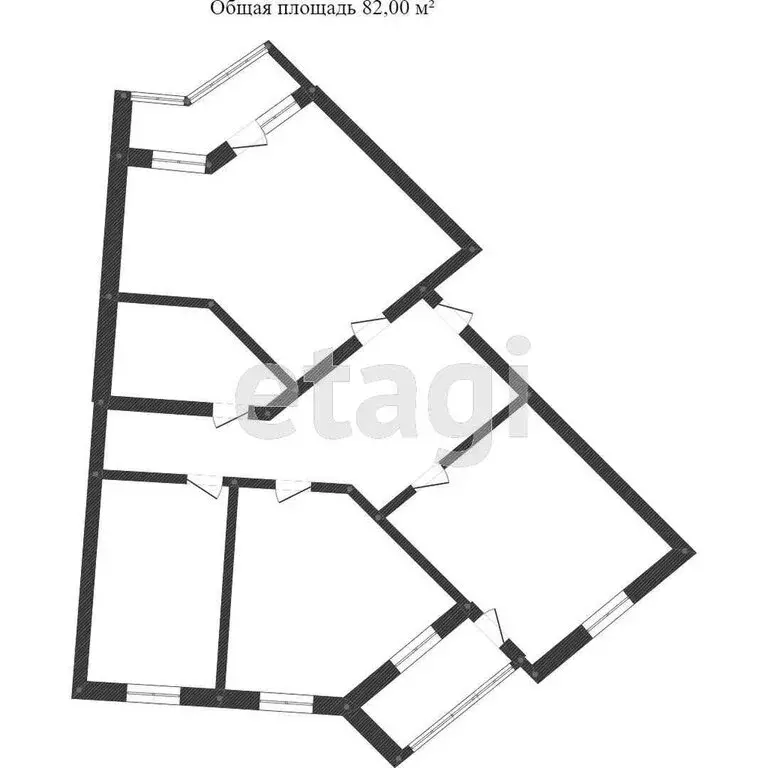 3-комнатная квартира: Калининград, Ленинградский район, микрорайон ... - Фото 0