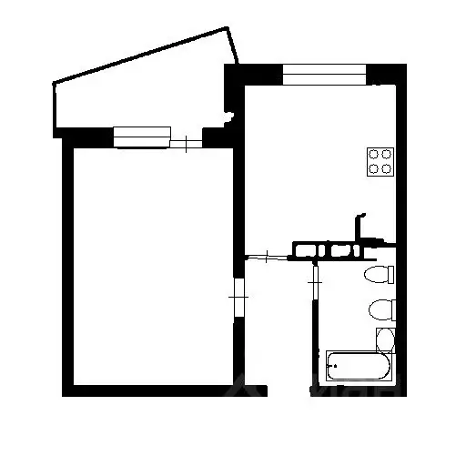 1-к кв. Краснодарский край, Краснодар Ленинский пер., 20/1к9 (40.8 м) - Фото 2