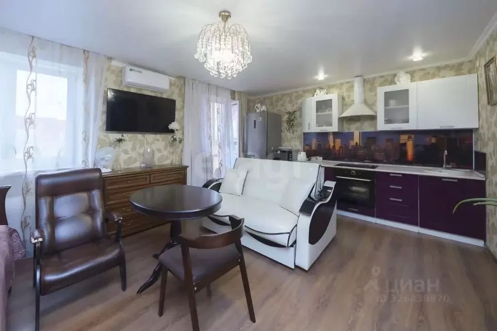 Студия Тюменская область, Тюмень ул. Пермякова, 79 (30.5 м) - Фото 1