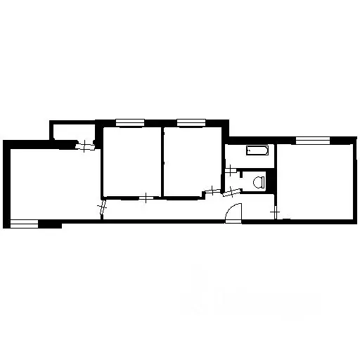 3-к кв. Ленинградская область, Мурино Всеволожский район, ул. ... - Фото 2
