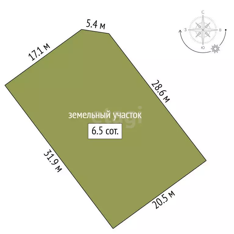 Участок в Всеволожск, Ильинская улица (6.5 м) - Фото 1