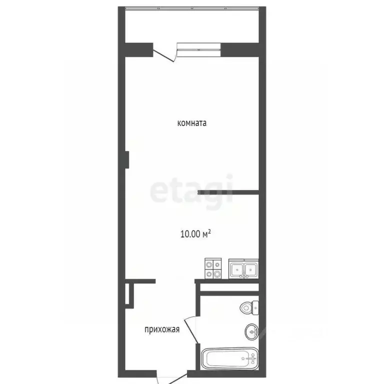 1-к кв. Крым, Ялта муниципальный округ, Массандра пгт ш. Южнобережное, ... - Фото 2