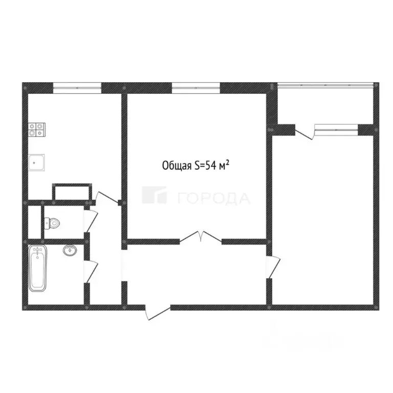 Дом в Алтайский край, Барнаул ул. Денисова, 244 (54 м) - Фото 2