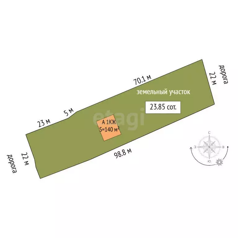 Дом в Тюменский муниципальный округ, деревня Малые Акияры, улица ... - Фото 1