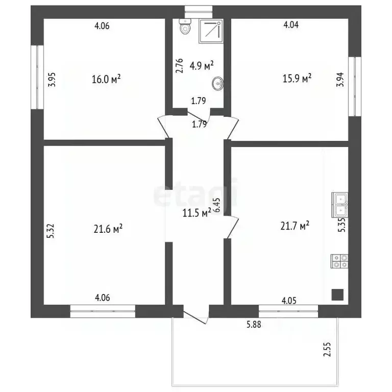 Дом в Ростовская область, Таганрог Мичуринец-2 садовое товарищество, ... - Фото 2
