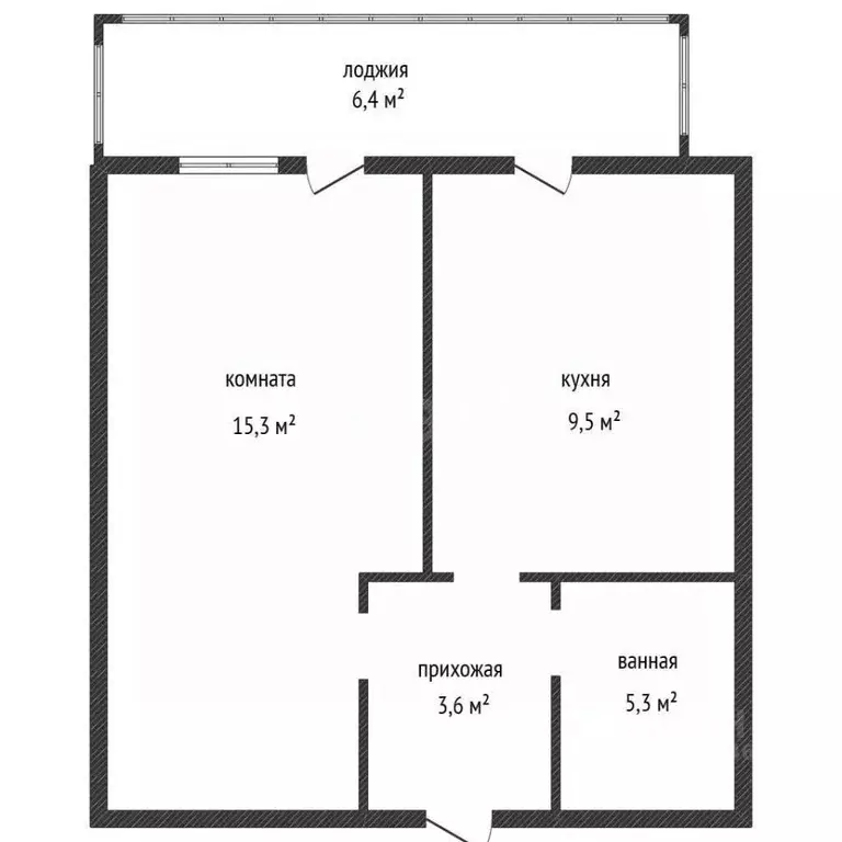 1-к кв. Краснодарский край, Краснодар ул. Автолюбителей, 1Г (31.7 м) - Фото 2