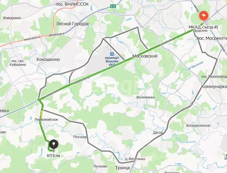 Участок в Москва Ели кп,  (12.0 сот.) - Фото 1