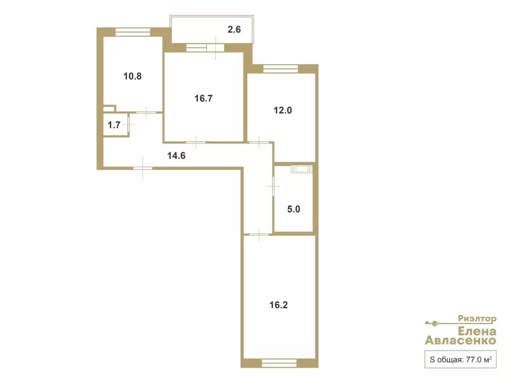 3-к кв. Ленинградская область, Кудрово г. Всеволожский район, ... - Фото 2