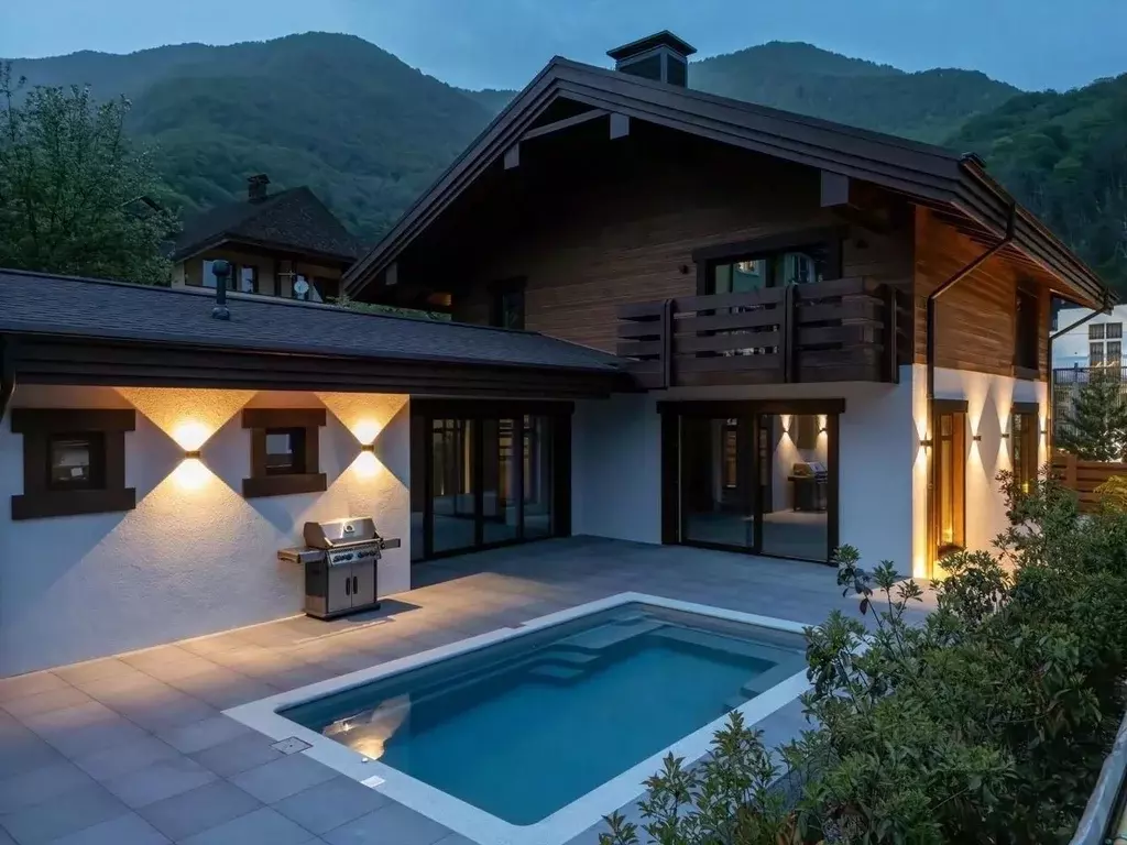 Дом в Краснодарский край, Сочи Красная Поляна пгт, ул. Заповедная, ... - Фото 2