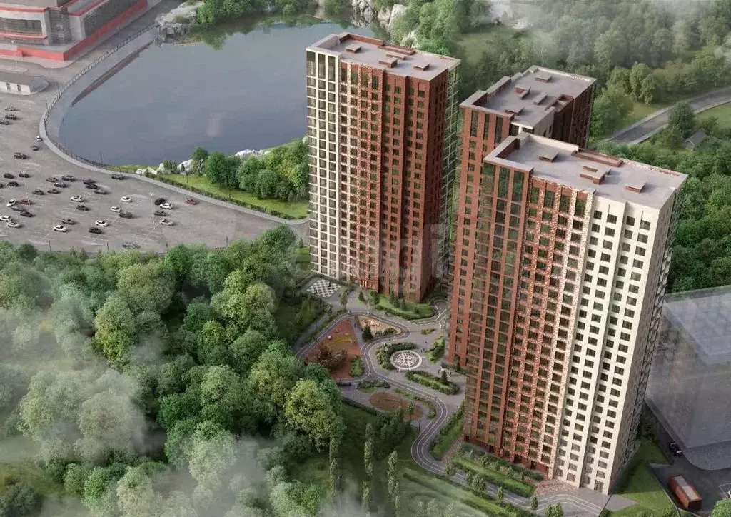 Квартира-студия, 37,2 м, 2/22 эт. - Фото 0