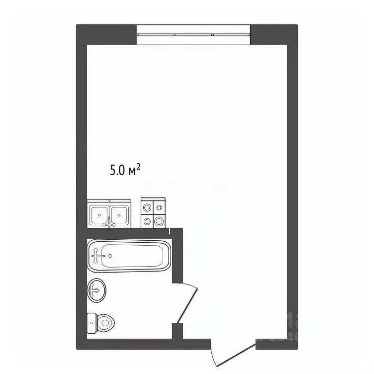 1-к кв. Кемеровская область, Юрга просп. Победы, 41 (17.9 м) - Фото 1