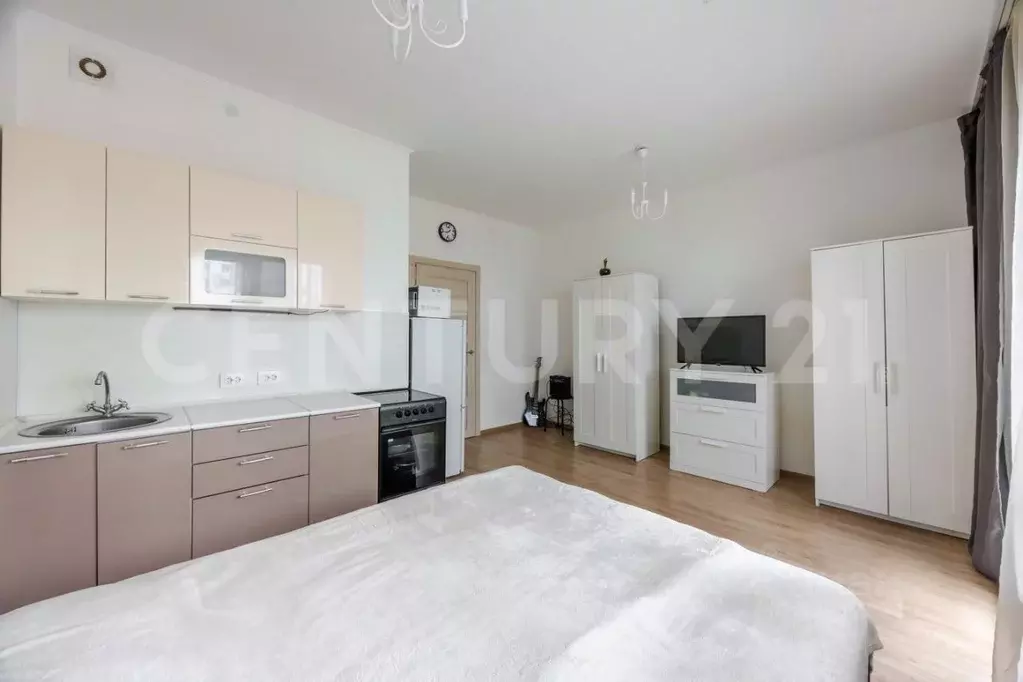 Студия Санкт-Петербург ул. Плесецкая, 20к1 (24.5 м) - Фото 1