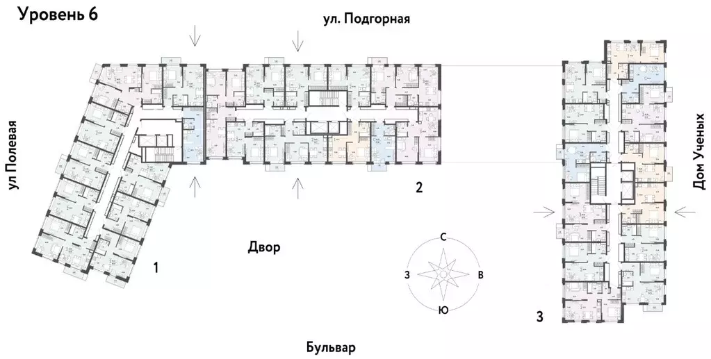 2-к кв. Тюменская область, Тюмень Подгорная ул., 73 (41.07 м) - Фото 1