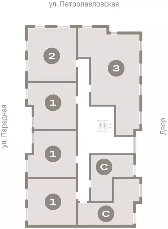 1-комнатная квартира: Новоселье, ЖК Брусника (44.26 м) - Фото 1