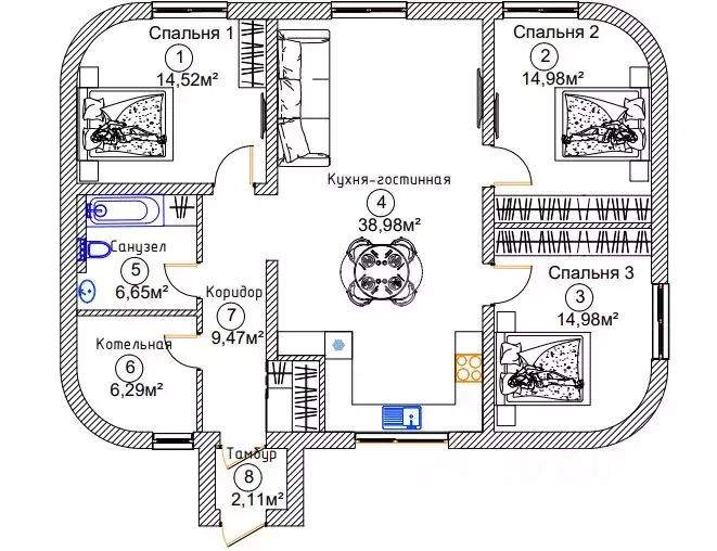 Дом в Тверская область, Калининский муниципальный округ, д. Крупшево, ... - Фото 2