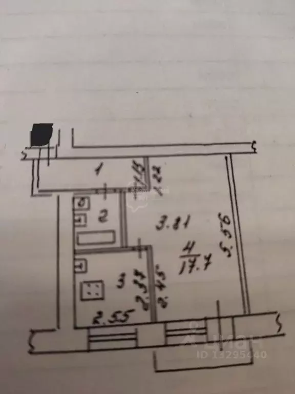 1-к кв. Владимирская область, Владимир просп. Ленина, 27а (31.0 м) - Фото 2