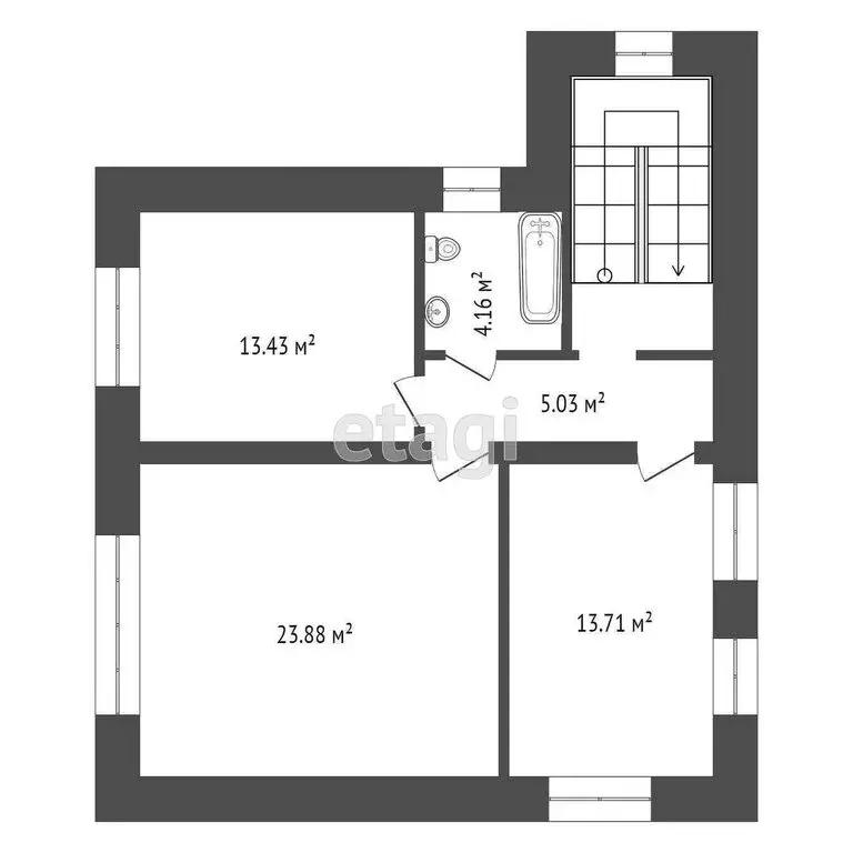 Дом в село Овсянка, улица Щетинкина (160 м) - Фото 1