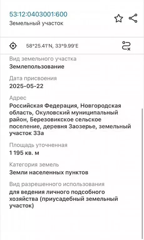 Участок 12 сот. (ИЖС) - Фото 1