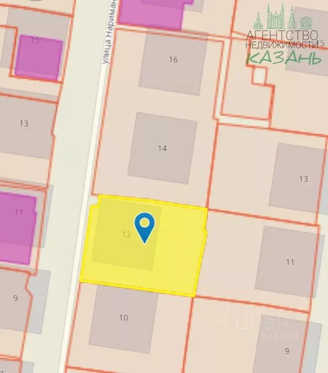 Участок в Татарстан, Зеленодольск ул. Нариманова, 12 (5.0 сот.) - Фото 1