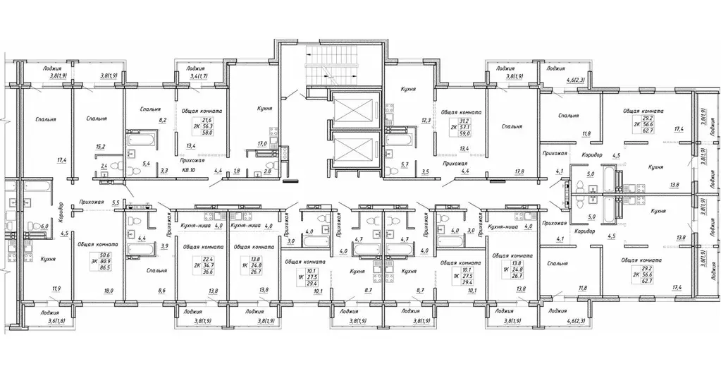 2-к кв. Новосибирская область, Новосибирск ул. Связистов, 13/1 (59.0 ... - Фото 2