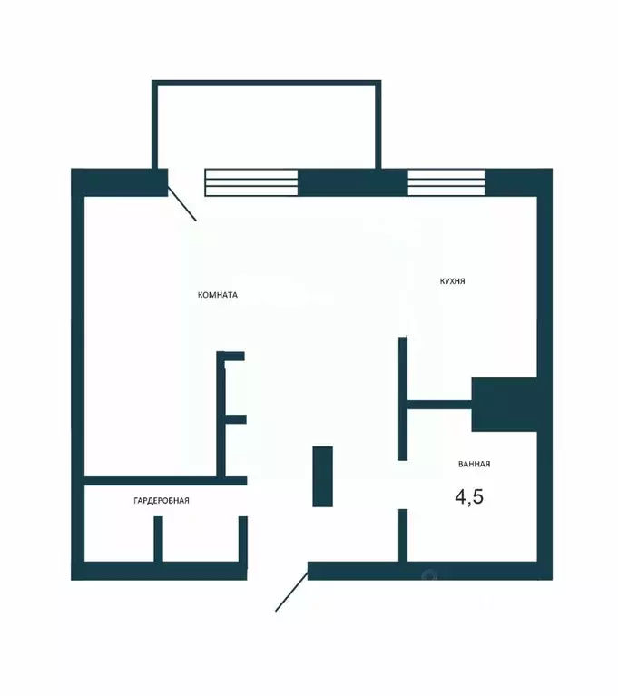 1-к кв. Новосибирская область, Новосибирск Узловая ул., 8/1 (46.0 м) - Фото 2