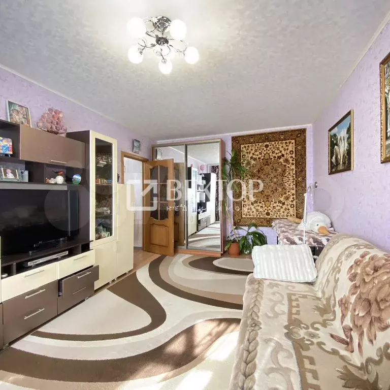 1-к. квартира, 37,6 м, 8/9 эт. - Фото 1