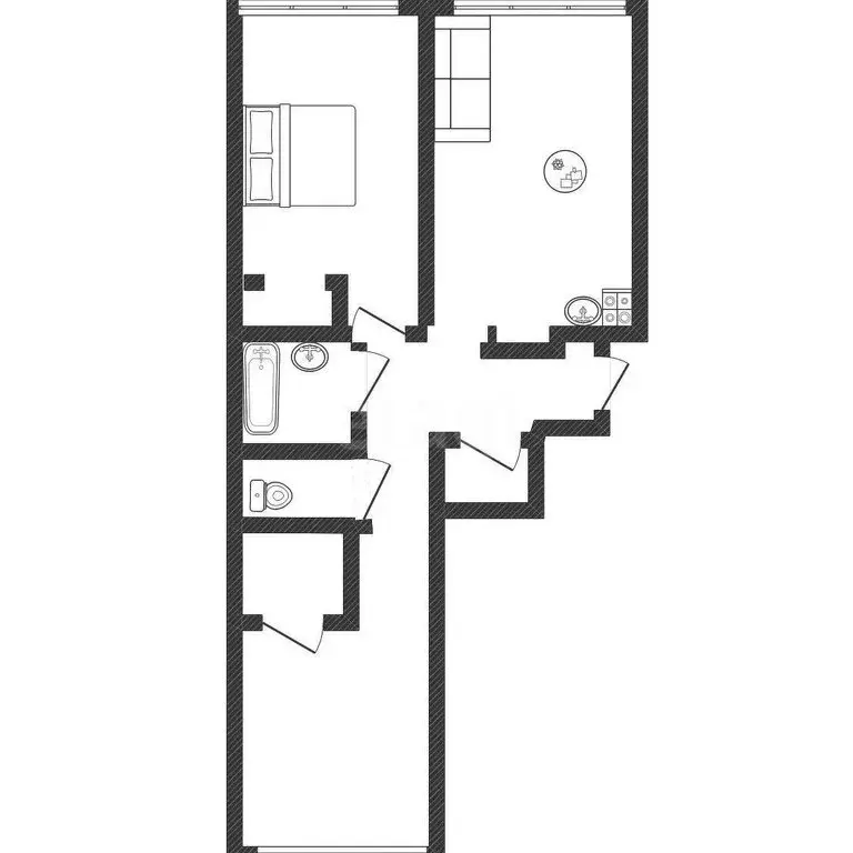 2-комнатная квартира: Краснодар, Стахановская улица, 1/5к3 (70 м) - Фото 0