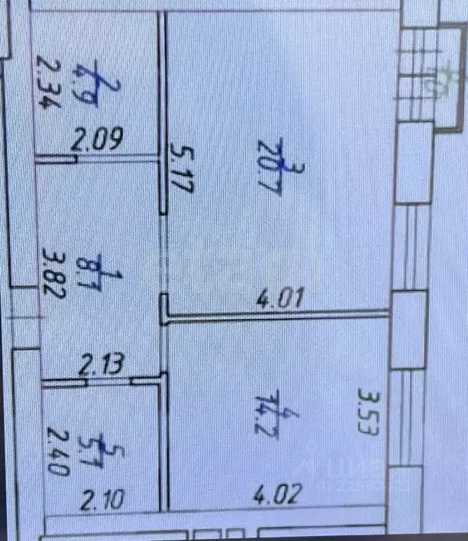 1-к кв. Удмуртия, Ижевск ул. Карла Маркса, 210 (53.0 м) - Фото 0