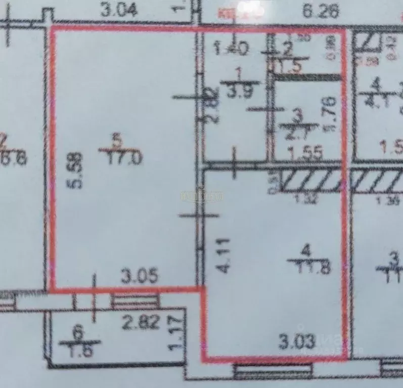 1-к кв. Марий Эл, Медведево городское поселение, Медведево пгт ул. ... - Фото 2