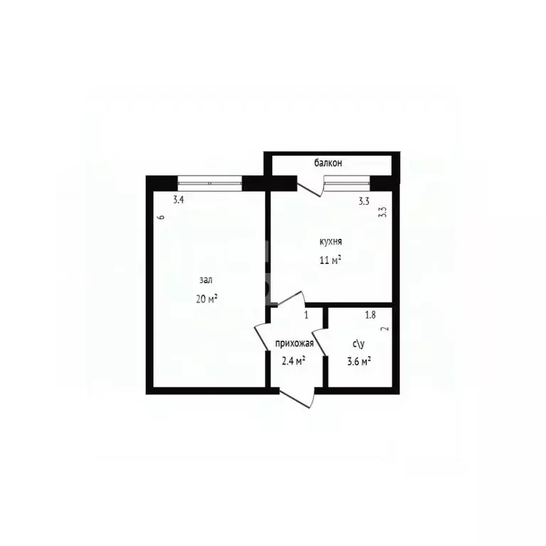 1-к кв. Дагестан, Дербент ул. Сальмана, 102 (40.0 м) - Фото 2