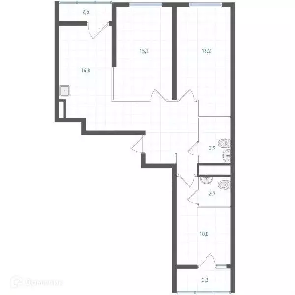 Продаётся 3-к квартира, 78.8 м - Фото 1