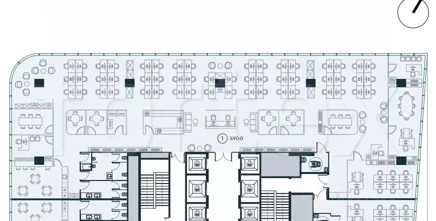 Офис в Москва ул. Грузинский Вал, 3С9 (590 м) - Фото 1